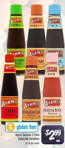 Farmer Jack's Ayam Sauces (Selected Varieties) offer