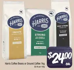 Farmer Jack's Harris Coffee Beans or Ground Coffee offer
