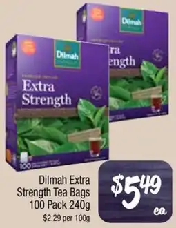 Farmer Jack's Dilmah Extra Strength Tea Bags 100 Pack offer