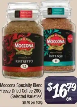 Farmer Jack's Moccona Specialty Blend Freeze Dried Coffee offer