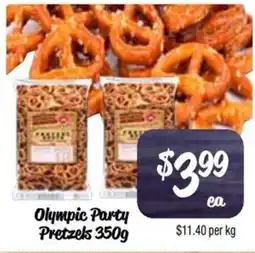 Farmer Jack's Olympic Party Pretzels offer