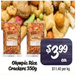 Farmer Jack's Olympic Rice Crackers offer