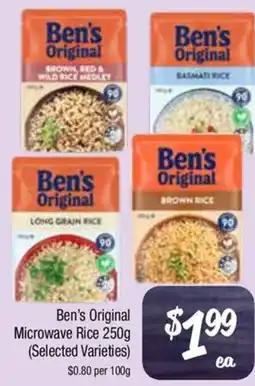 Farmer Jack's Ben's Original Microwave Rice offer