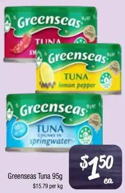 Farmer Jack's Greenseas Tuna offer