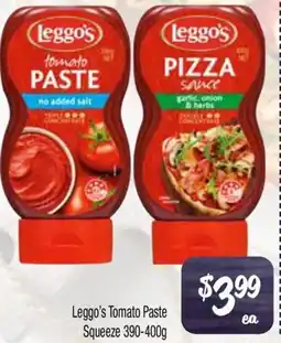 Farmer Jack's Leggo's Tomato Paste Squeeze offer