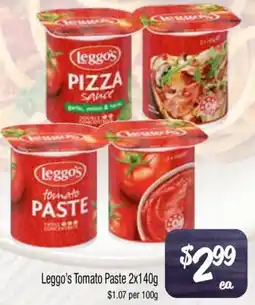 Farmer Jack's Leggo's Tomato Paste offer