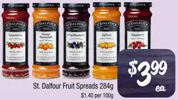 Farmer Jack's St. Dalfour Fruit Spreads offer