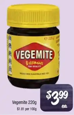 Farmer Jack's Vegemite offer
