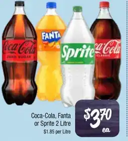 Farmer Jack's Coca-Cola, Fanta or Sprite offer