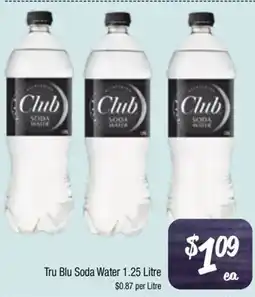 Farmer Jack's Tru Blu Soda Water offer