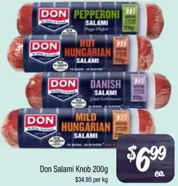 Farmer Jack's Don Salami Knob offer