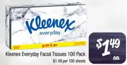 Farmer Jack's Kleenex Everyday Facial Tissues offer