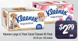 Farmer Jack's Kleenex Large & Thick Facial Tissues offer