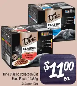Farmer Jack's Dine Classic Collection Cat Food Pouch offer