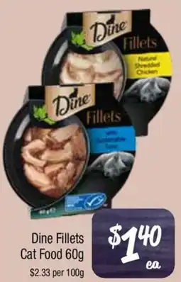 Farmer Jack's Dine Fillets Cat Food offer