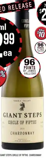 Farmer Jack's Giant steps circle of fifths chardonnay offer