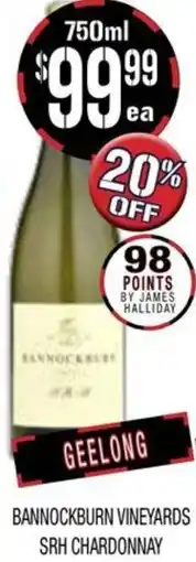 Farmer Jack's Bannockburn vineyards srh chardonnay offer