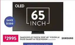 Domayne Samsung 65/165cm s90f 4k vision ai oled smart ai televisionofadoy offer