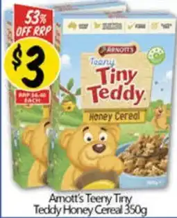NQR Amott's Teeny Tiny Teddy Honey Cereal offer