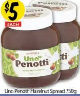 NQR Uno Penotti Hazelnut Spread offer