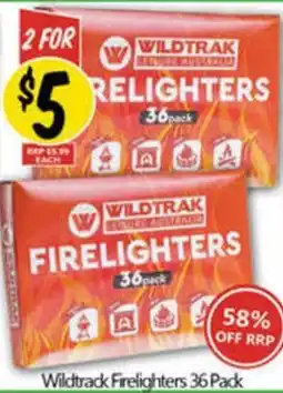 NQR Wildtrack Firelighters 36 Pack offer