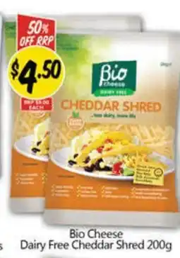NQR Bio Cheese Dairy Free Cheddar Shred offer