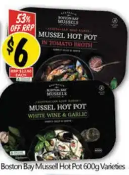 NQR Boston Bay Mussell Hot Pot Varieties offer