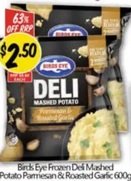 NQR Birds Eye Frozen Deli Mashed Potato Parmesan & Roasted Garlic offer
