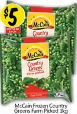 NQR McCain Frozen Country Greens Farm Picked offer