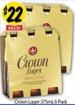 NQR Crown Lager 6 Pack offer