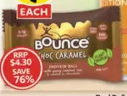 NQR Bounce Choc Caramel Protein Ball offer