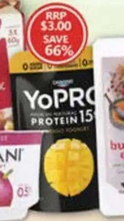 NQR Danone YoPRO Protein Yoghurt Pouch offer