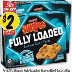 NQR Amott's Shapes Fully Loaded Bueno Beef Taco offer