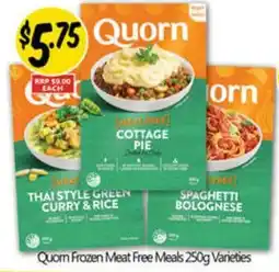 NQR Quom Frozen Meat Free Meals Varieties offer