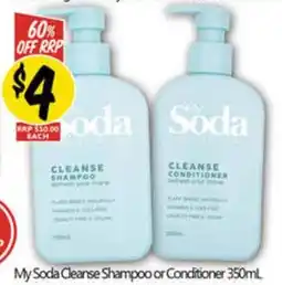 NQR My Soda Cleanse Shampoo or Conditioner offer
