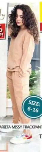 NQR Tigerlily ARIETA MISSY TRACKPANTS offer