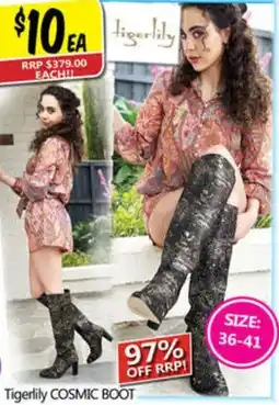 NQR Tigerlily COSMIC BOOT offer