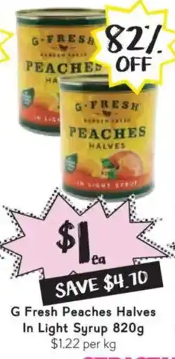 Drakes G Fresh Peaches Halves In Light Syrup offer