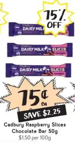 Drakes Cadbury Raspberry Slices Chocolate Bar offer