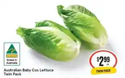 IGA Xpress Australian Baby Cos Lettuce Twin Pack offer