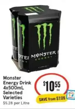 IGA Xpress Monster Energy Drink offer