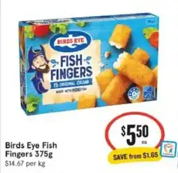 IGA Xpress Birds Eye Fish Fingers offer