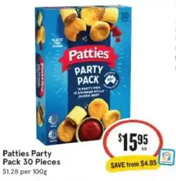 IGA Xpress Patties Party Pack 30 Pieces offer