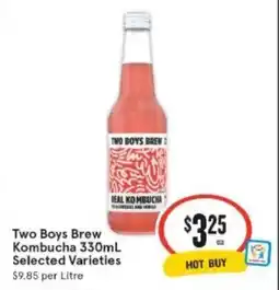 IGA Xpress Two Boys Brew Kombucha offer