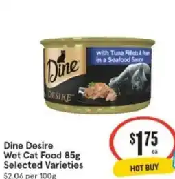 IGA Xpress Dine Desire Wet Cat Food Selected Varieties offer