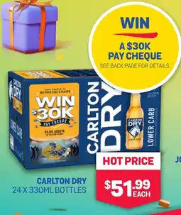 SipnSave CARLTON DRY offer