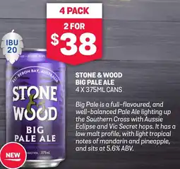 SipnSave Stone & wood big pale ale offer