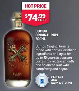 SipnSave BUMBU ORIGINAL RUM offer