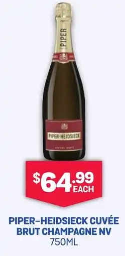 SipnSave Piper-heidsieck cuvée brut champagne nv offer