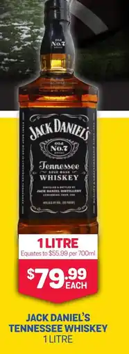 SipnSave JACK DANIEL'S TENNESSEE WHISKEY offer